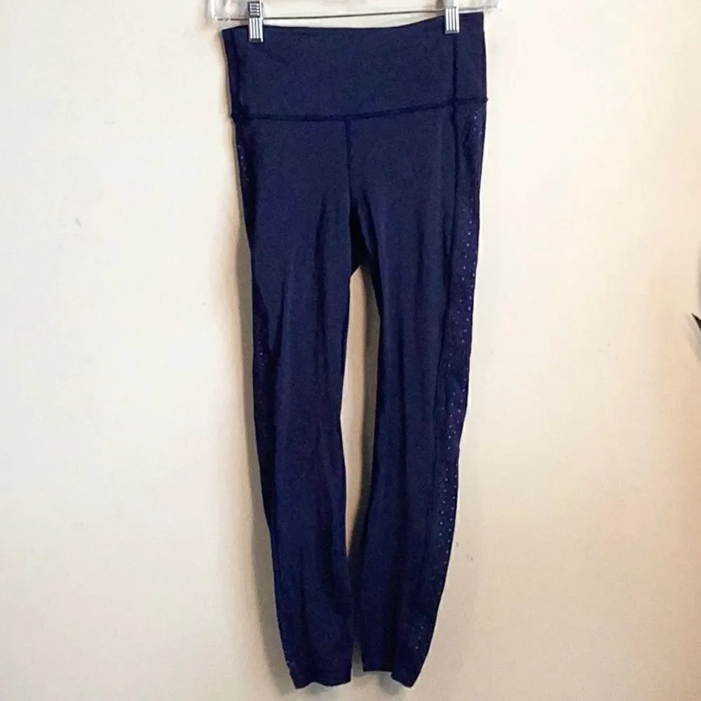 Lululemon Navy Blue Leggings 6